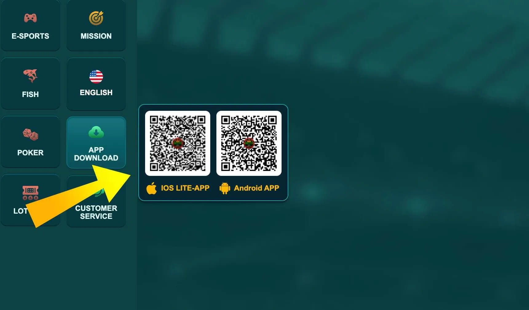 EK333 app download screen